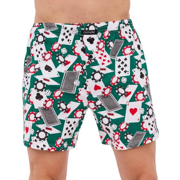 Cornette 100% Bomulls Boxerkalsonger för Män - 6-pack - Luftig - Lös - Mjuk - Boxershorts Herr Bomullsunderkläder
