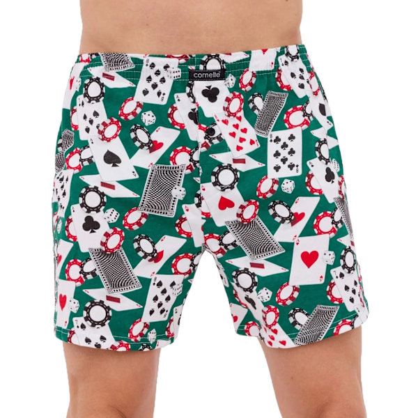 Cornette 100% Bomulls Boxershorts for Menn - 6-pak - Luftig - Løstsittende - Myk - Boxershorts Herr Bomullsundertøy