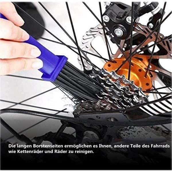 Rengøringsbørstesæt »Bike Chain Cleaner PRO Sæt Værktøj Cykelkæderens Rengøring Vedligeholdelse Kæderens Rengøringsanordning Cykelkæderens Rengøring