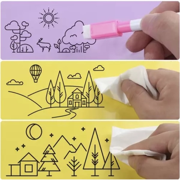 16-pak - Hvidtavlepenne - Whiteboard Penna