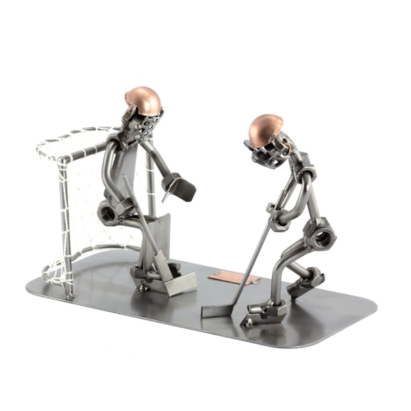 Ishockey Metallskulptur
