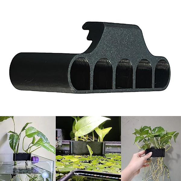 Akvarium Hängande Vattenväxthållare Akvarium Växthållare för Akvarium Växtodling Dekoration-XF6- Short Hook