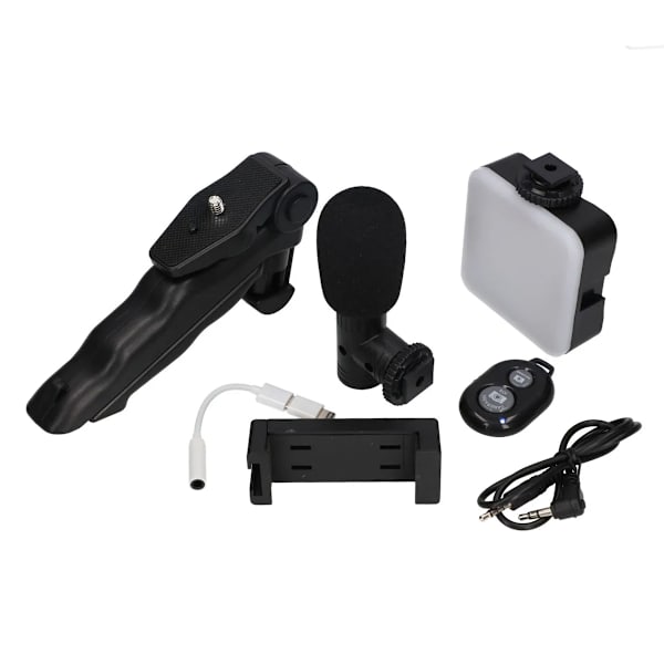 Smartphone Vlogging Kit med stativ til Tiktok, Youtube og Streaming