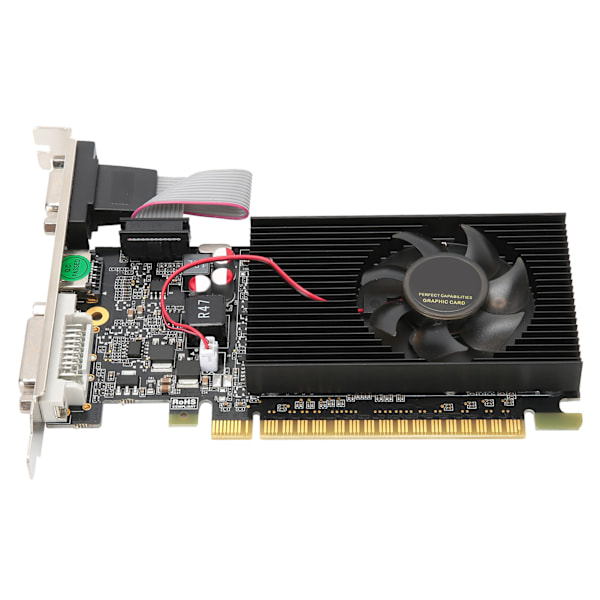 GT730 2GB Grafikkort Stationær Computertilbehør 64bit DDR3 Display Interface Adapter