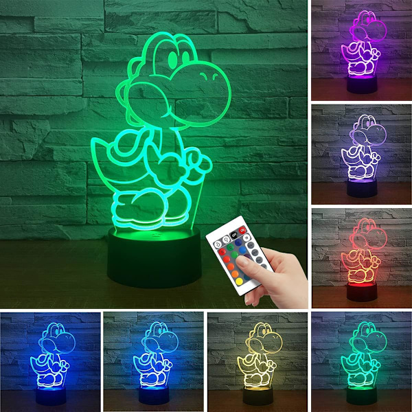 Super Mario LED-lampa som byter USB nattlampa och dekoration