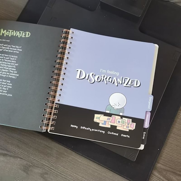 Anti-Planner Tag Book - Päivittäinen Suunnitteluvihko, Organisaattori, Prokrastinaation Vapauttaja, Opiskelijan Työkalu, Toimistotarvikkeet