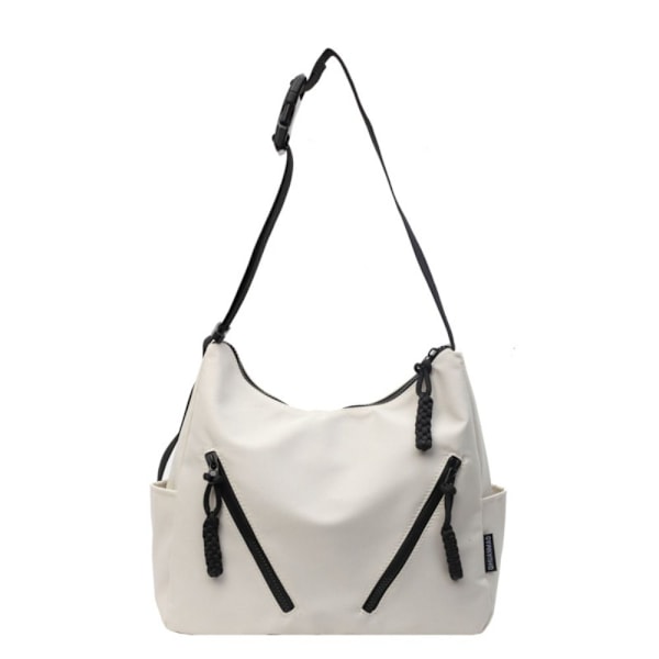 Canvasväska Axelväska VIT-X74- white