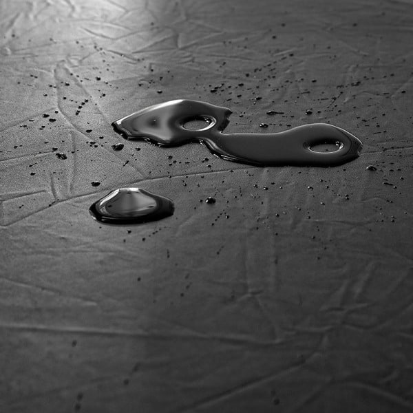 4 st Stolsöverdrag i vattentätt PU-läder, Svart-XF9-