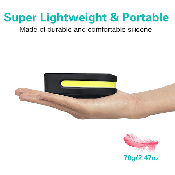 Huvudlampa LED Uppladdningsbar USB Jogging Huvudlampa, Huvudlampa LED