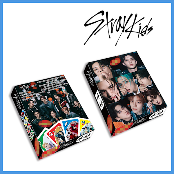Lanbena Kpop Bangtang Boys Stray Kids Enhypen Enfärgat Kortspel Rosa Lomo Kortlåda Idol Star Album 112 st/låda