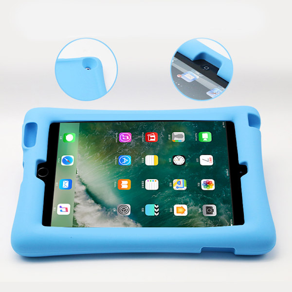 Silikonfodral för barn till iPad 2/3/4, blå