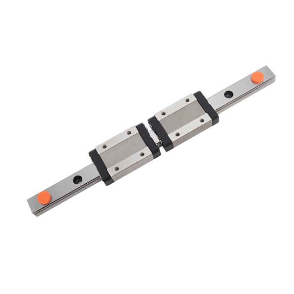 200mm Lineær Guide med 2 Skyveblokker MGN12H Lagerstål Lineær Bevegelsesguide Skinne for 3D-skriver CNC-verktøy