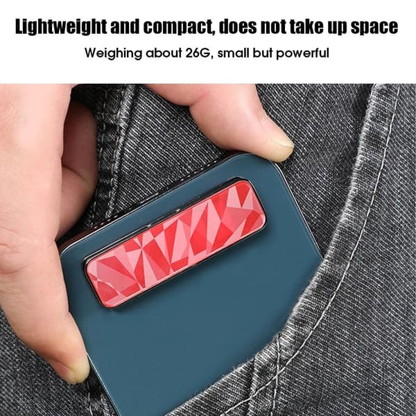 Mini Telefonholder Metal Foldbar Telefonstander red
