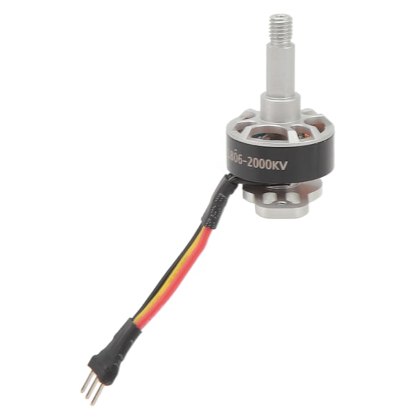 RC-lentokoneen harjaton moottori WLtoys XK A280 1806 2000KV RC-lentokoneen liidokille, harjattoman moottorin varaosat, musta
