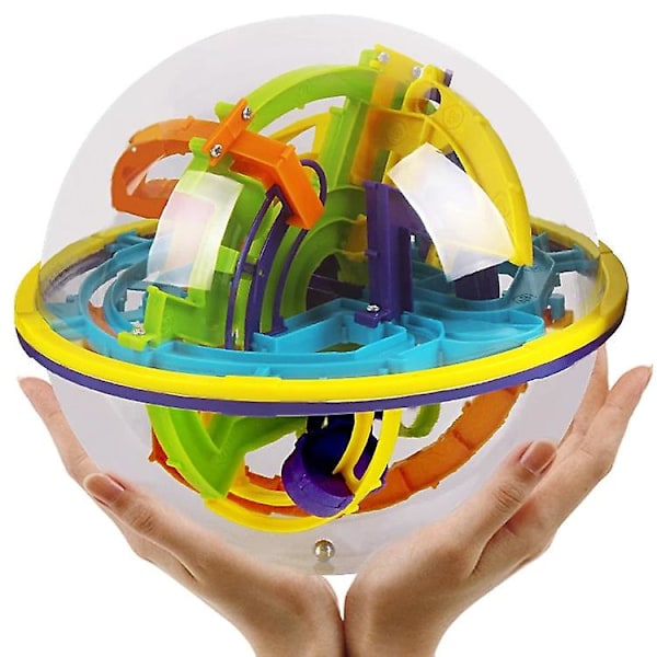 3D Magisk Perplexus Labyrint Intellekt Rullende Kule Puslespill Kuber Spill IQ Morsom Balanse Utdannende Leke