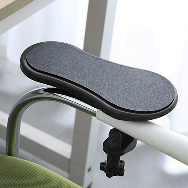 Ergonomiskt armstöd för skrivbord, tangentbords handledsstöd, musmatta, kudde med minnesskum handledsstöd för dator, bärbar dator, arbete, spel (2 st)