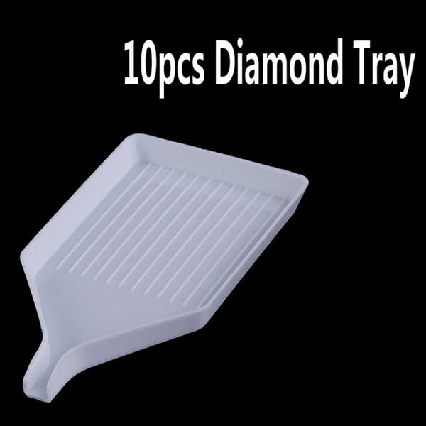 10 stk DIY Diamantbrett Boreplate Maleri Tilbehør Diamant