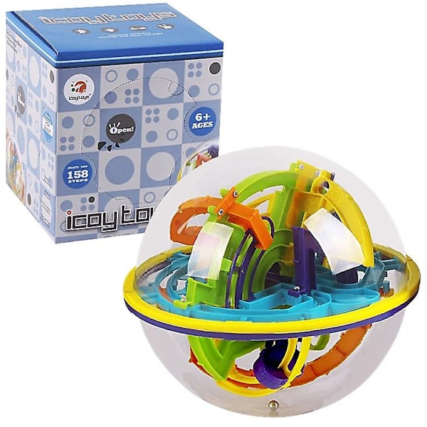 3D Maginen Perplexus-labyrintti Älypallo Rullaava Pallo Puzzle Kuutiopelit IQ Hauska Tasapaino Opettava Leikki