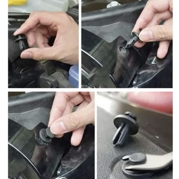 Plastklämmor för bil / Clips - 620 delar 1050
