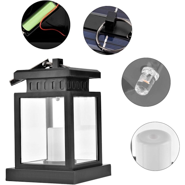 Uppladdningsbar Batteri Trädgårdslampa Gräsmatta Lampa Ip44 Trädgårdslampa