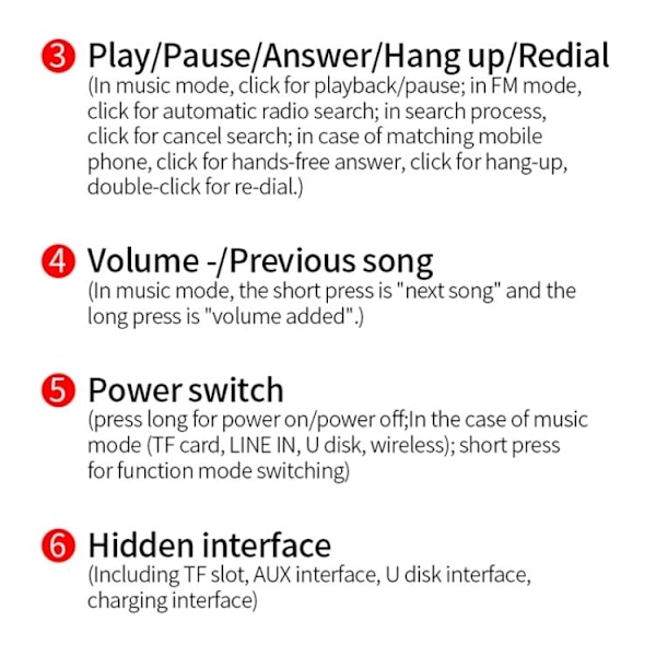 Bluetooth-kaiutin LED-valoilla - Langaton - Musta