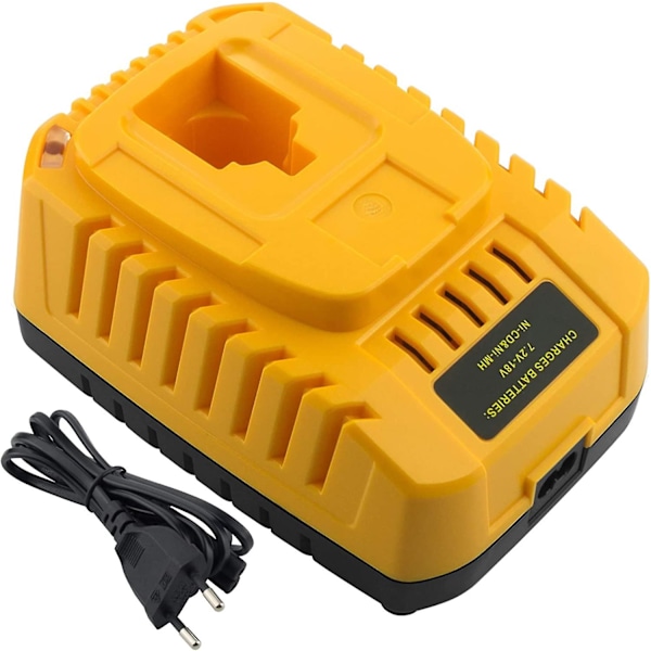 7,2v-18v Dc9310 Oplader Til 7,2v-18v Ni-cd & Ni-mh Batteri Kompatibel Med De9098 De9094 De9096 De9039 Dw9096 Dw9095 Dw9098 De9503 Dc9096-X72-