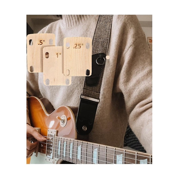 3 st Gitarrhalsdistanser Bult-on Halsplatta För Gitarr