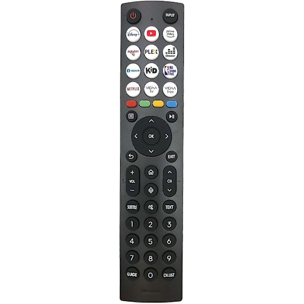 Erf2j36h För Hisense Lcd Röst TV Fjärrkontroll 3a6k A22443h 75a6 A22443