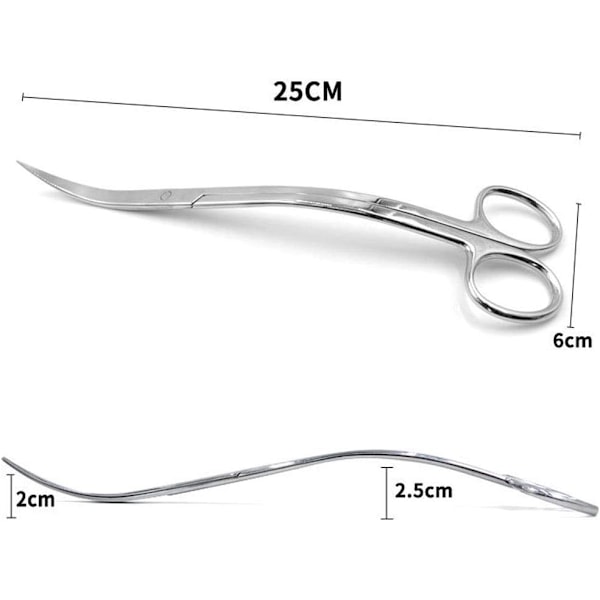 2 stk. Opal Dermal Anchor Toppe og Base Kirurgisk Stål Indvendigt Gevind