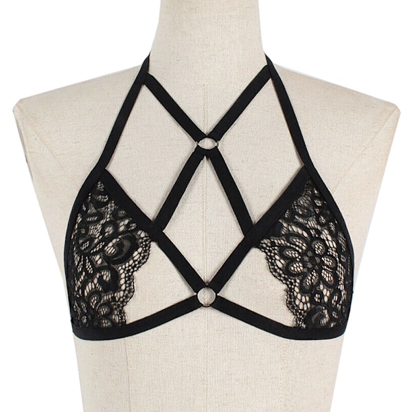 Babydoll Sexy Bandasje Bur Stroppy Undertøy BH for Kvinner