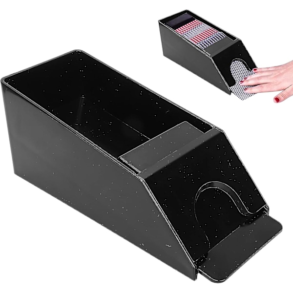 Spillekortblander Blackjack Shoe Collection, Manuelt spillekort Poker spillebræt Kortsamler Dispenser Spilværktøj Tilbehør, Casino kort Bl
