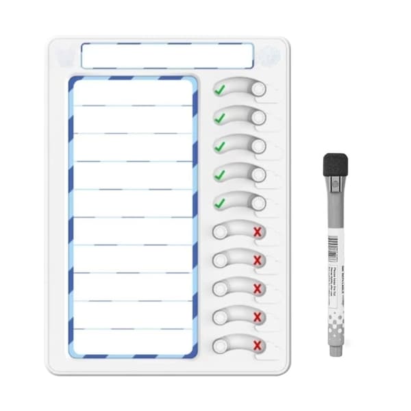 Chore Chart for Kids, Routine Planner, To Do List, Chore Schedule, Gift Blue 0.2