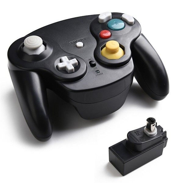 Trådløs GameCube / Wii Controller Sort