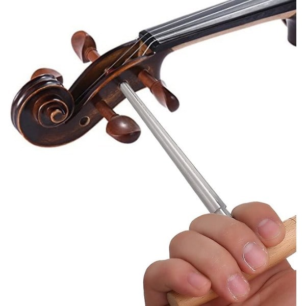 Galaxy 1:a Violinpinne Hålbrotsch med Trähandtag för 3/4 4/4 Violin