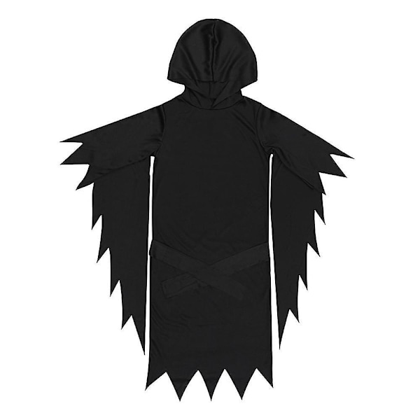 Barn Halloween Scream Cosplay Kostym Spöke Maskeraddräkt Med Mask (5-14 år)