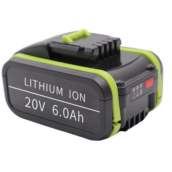 6,0 Ah Fr Worx 20v Li-ion Batteri WA3551 WG169 WA3516 WX372 Power