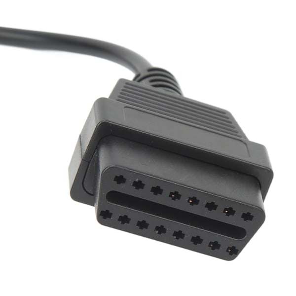 OBD II -adapterikaapeli 20-nastainen OBD2-liittimeen Pyöreä diagnostiikkaskannerityökalukaapeli