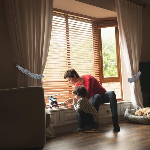 Verhonpidike 2 kpl verhonkiinnityskoukku 58 cm pitkä, verhonpidike naru ikkunaan