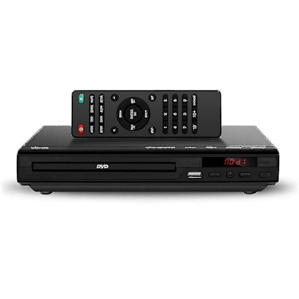 DVD-spelare för TV, alla regioner fria DVD-CD-skivor spelare AV-utgång inbyggd / Ntsc, USB-ingång, fjärrkontroll