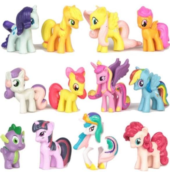 12-pack My Little Pony-figurer