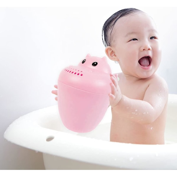 Hippo Badekop Brusebadsskyllekop (Pink)
