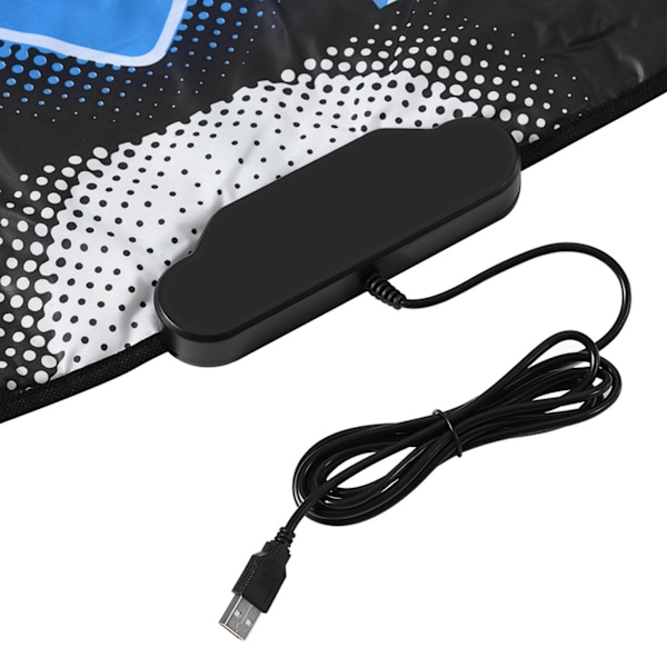 Dansmatte med sklisikker overflate, slitesterk, USB for PC
