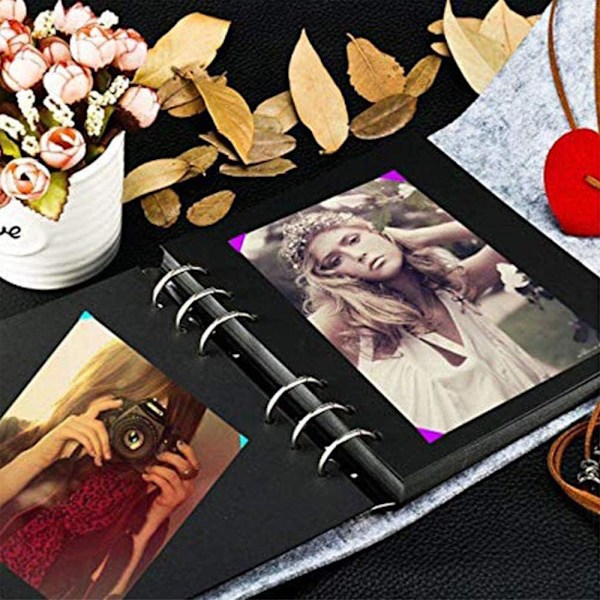 Scrapbook Fotoalbum, Vintage DIY Fotoalbum Filt Fotoalbum