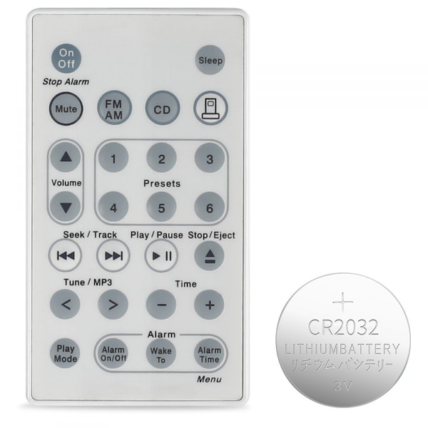Ny fjernkontroll erstatning for Bose Wave Music System AWRCC