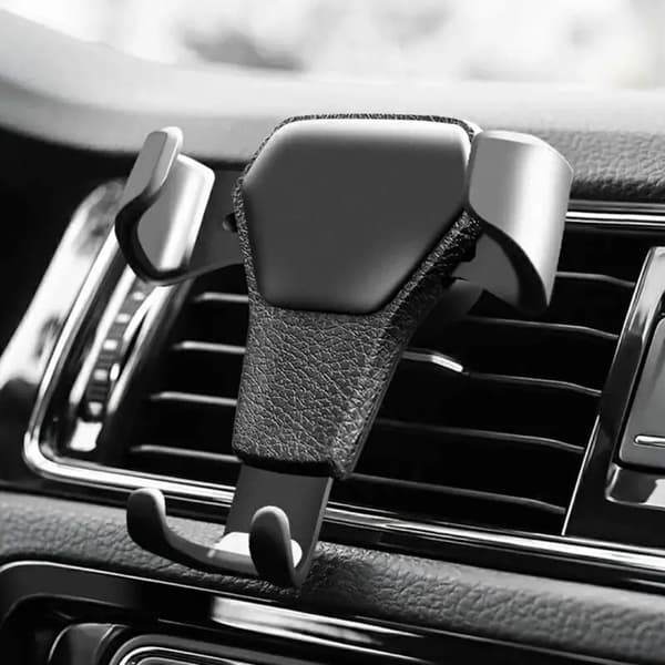 Gravity Auto Phone Holder Car Air Vent Phone Mount Black