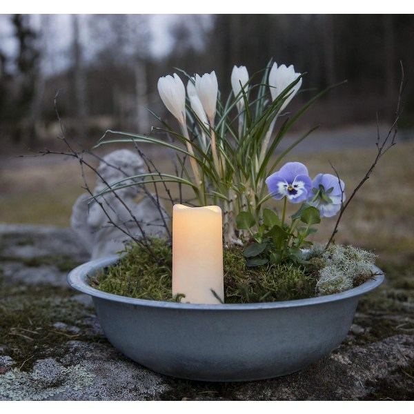Batteridrivet Gravljus Med Ljussensor Och Timer 10cm-X72-