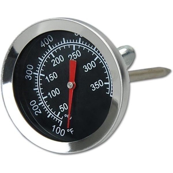 Ovntermometer i rustfrit stål BBQ Grill Røgtermometer