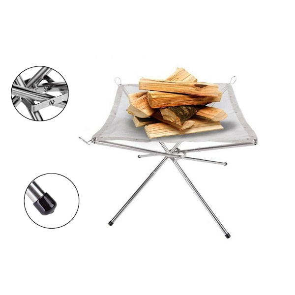 Portable Fire Pit - Collapsible Fire Net 800