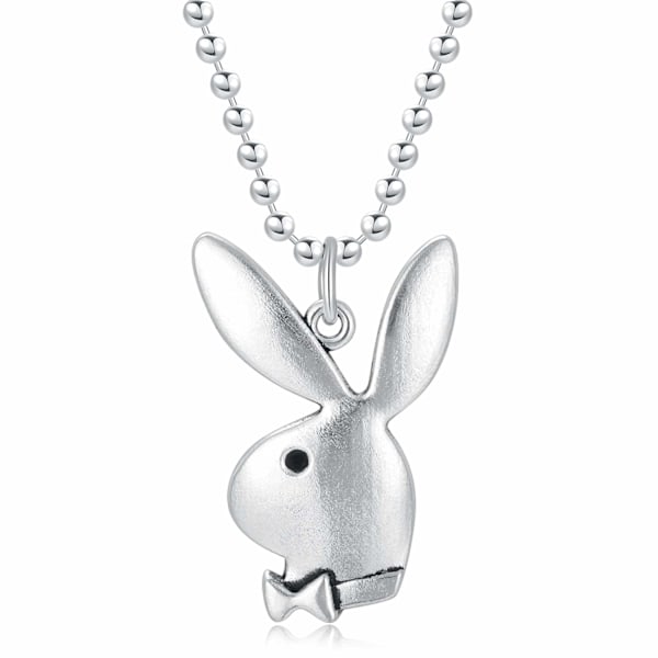 Playboy Bunny -kaulakoru, 60 cm Rolo-ketju, 304 ruostumatonta terästä