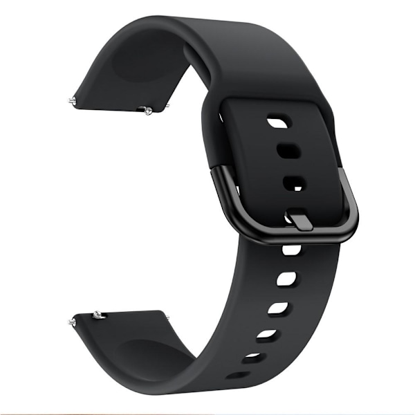 Silikonarmband Fitbit Versa/Versa 2 - Svart Black